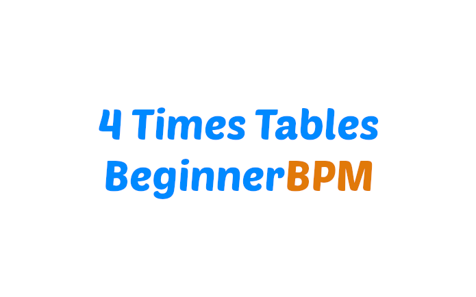 4-times-tables-beginner-mathsbybpm